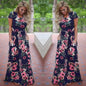 Vestido largo de verano para mujer 2025, vestido playero bohemio con estampado floral, vestido maxi blanco para fiesta de noche, vestido de verano, vestidos de fiesta