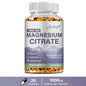Citrato de magnesio: suplemento para el estrés, la relajación, los huesos, el sueño, la salud cardíaca, los nervios, los músculos y el metabolismo.