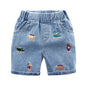 IENENS Pantalones cortos vaqueros casuales para bebés y niñas, ropa para niños de 2 a 8 años, pantalones cortos vaqueros holgados para niños