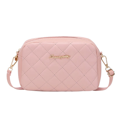 Bolso bandolera pequeño con borlas para mujer, tendencia 2024, con bordado de Lingge, bolso de hombro femenino, bolso cruzado con cadena a la moda para mujer