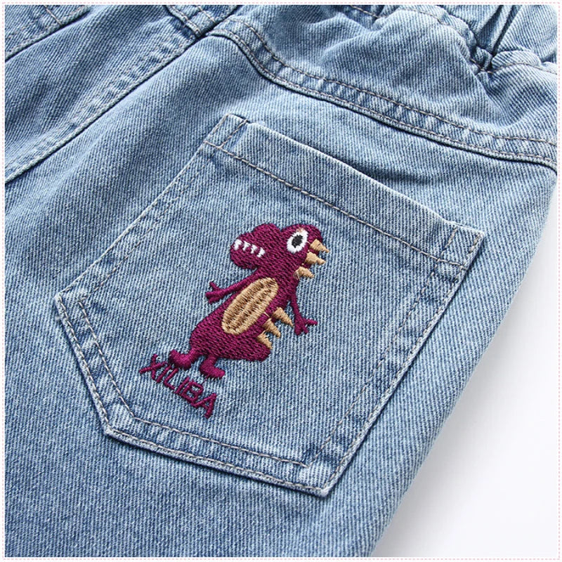 IENENS Pantalones cortos vaqueros casuales para bebés y niñas, ropa para niños de 2 a 8 años, pantalones cortos vaqueros holgados para niños