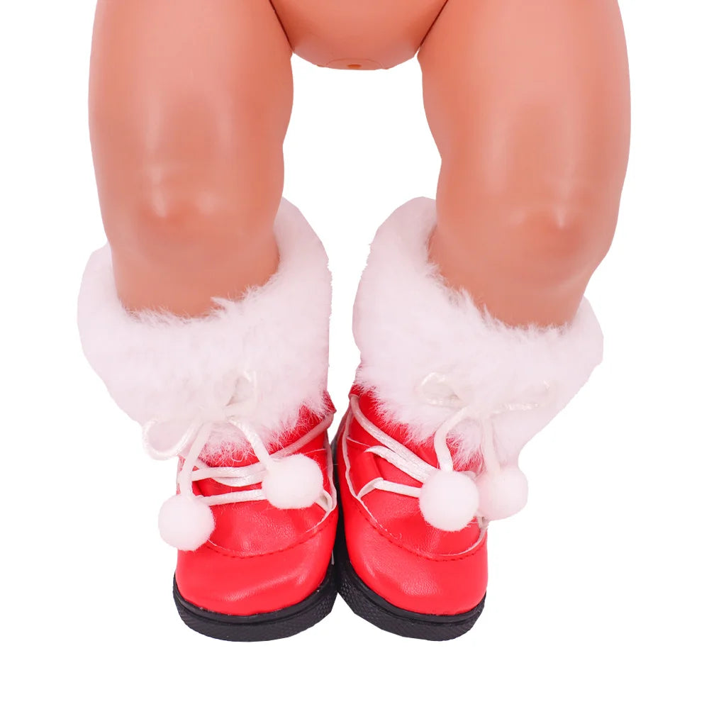 Envío gratuito: Conjunto navideño rojo para ropa y accesorios de muñeca de 43 cm y juguetes para muñecas americanas de 18 pulgadas de Our Generation.