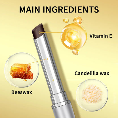 Lápiz labial de miel negra, hidratante de larga duración, voluminizador de labios natural, maquillaje, brillo voluminizador de labios, cosméticos, exfoliante para labios.