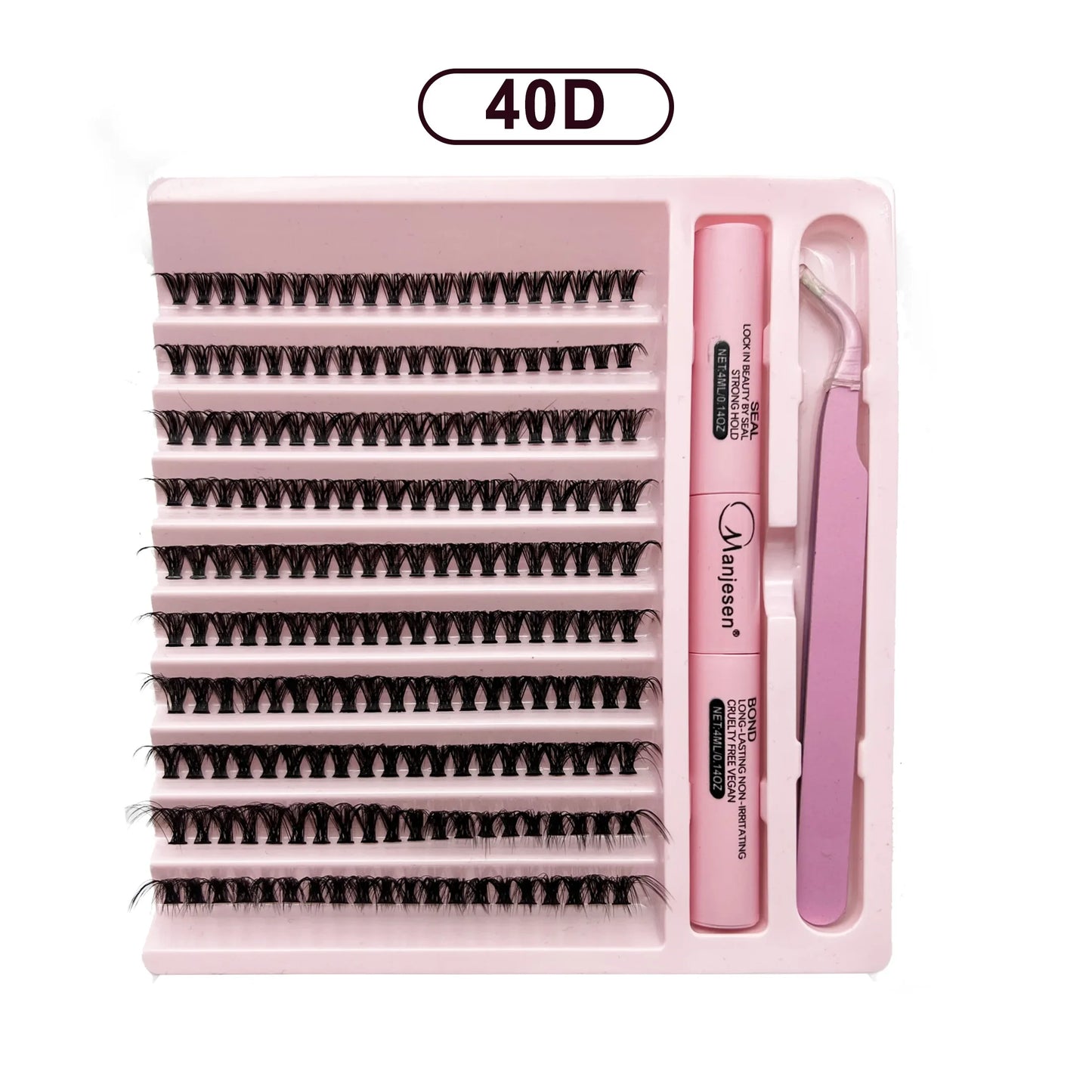 Kit de extensión de pestañas DIY, 200 unidades, para unir y sellar pestañas, herramientas de maquillaje para pegar pestañas, accesorios de pegamento.