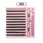 Kit de extensión de pestañas DIY, 200 unidades, para unir y sellar pestañas, herramientas de maquillaje para pegar pestañas, accesorios de pegamento.