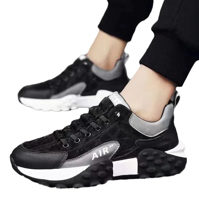 Zapatos deportivos casuales cómodos para hombre, zapatillas de deporte informales, antideslizantes, de alta calidad, para exteriores, primavera y otoño, 2025