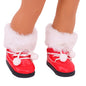 Envío gratuito: Conjunto navideño rojo para ropa y accesorios de muñeca de 43 cm y juguetes para muñecas americanas de 18 pulgadas de Our Generation.
