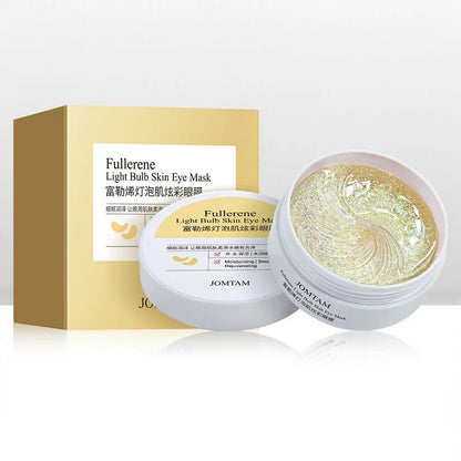 Mascarilla de colágeno dorado para ojos, hidratante, antiojeras, bolsas, cuidado ocular, parches reafirmantes de belleza, 60 unidades