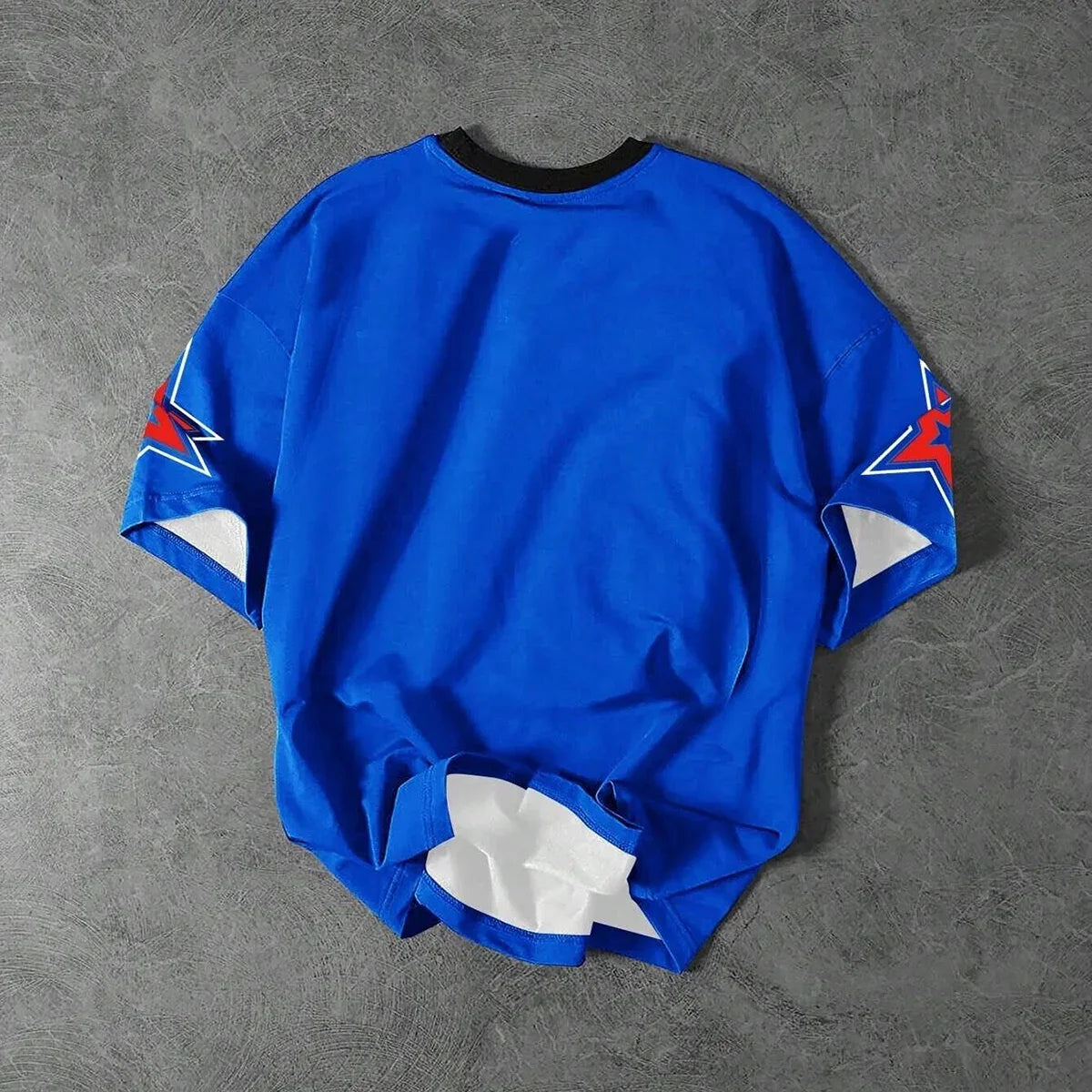 Camiseta de manga corta con cuello redondo y estampado de letras y números para hombre, ideal para aficionados a los deportes al aire libre. Camisetas para hombre y mujer.