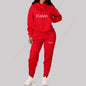 Conjunto deportivo de 2 piezas para mujer, ropa de diseño estético, tendencia, sudaderas con capucha y pantalones deportivos de alta calidad, conjuntos para mujer, 2025
