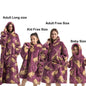 Manta de franela con mangas, sudadera de invierno, jersey de forro polar, manta usable con tiburón gigante, sudadera con capucha para adultos, niños y bebés