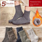 Calcetines deportivos transpirables de fibra de bambú para hombre, de otoño e invierno, con absorción del sudor y desodorantes, para negocios, 10, 5 o 3 pares.