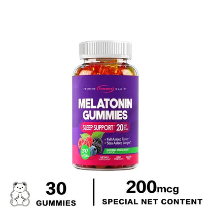 Gomitas de melatonina de 20 mg: concilia el sueño de forma natural, combate el insomnio, refuerza el sistema inmunitario y mejora la calidad del descanso.