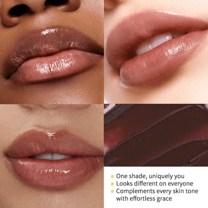 Lápiz labial de miel negra, hidratante de larga duración, voluminizador de labios natural, maquillaje, brillo voluminizador de labios, cosméticos, exfoliante para labios.
