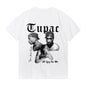 Camiseta de moda de verano 2025 del rapero Tupac, ropa urbana de hip hop, camiseta extragrande de manga corta para hombre y mujer.