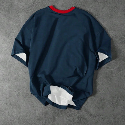 Camiseta de manga corta con cuello redondo y estampado de letras y números para hombre, ideal para aficionados a los deportes al aire libre. Camisetas para hombre y mujer.