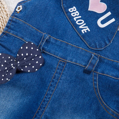 IENENS Mono para niños, ropa para niñas pequeñas, pantalones largos, vaqueros, overoles