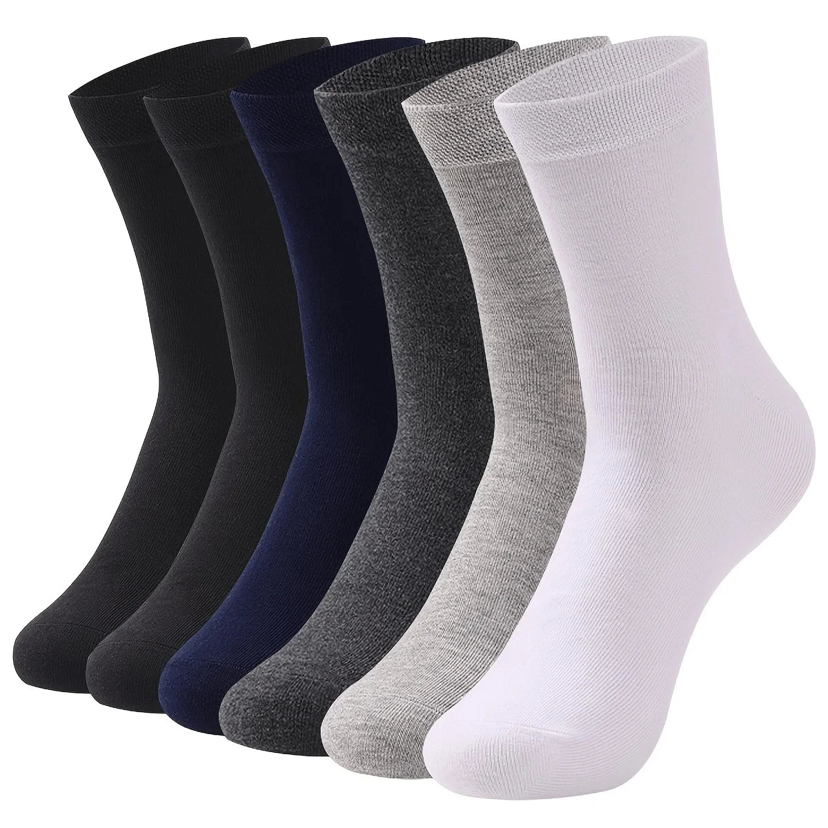 Calcetines deportivos transpirables de fibra de bambú para hombre, de otoño e invierno, con absorción del sudor y desodorantes, para negocios, 10, 5 o 3 pares.