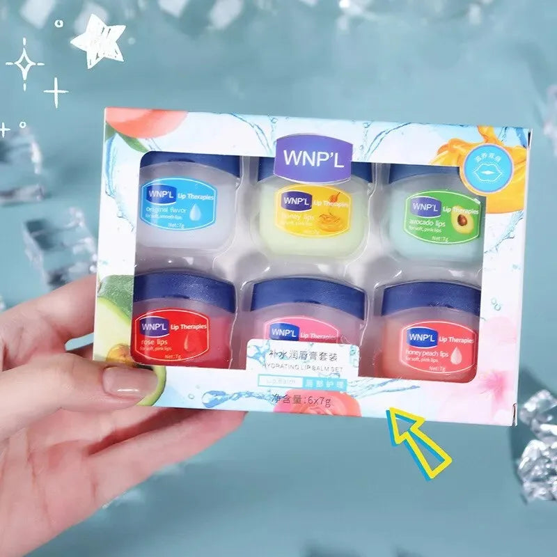 Juego de 4/6/8 bálsamos labiales hidratantes, blanqueadores, con base vegetal natural, hidratantes para labios agrietados, gel hidratante.