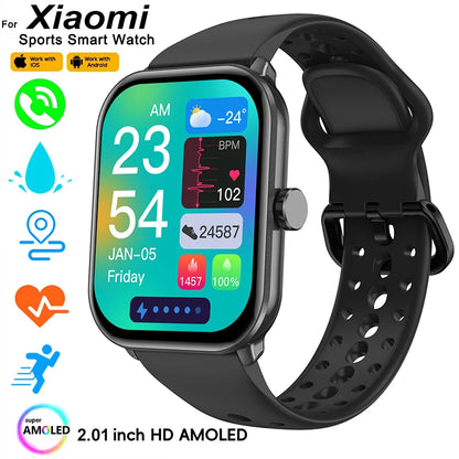 Xiaomi Watch 5 versión global para hombre y mujer, pantalla HD AMOLED, control del ritmo cardíaco, Bluetooth, llamadas, GPS, resistente al agua, reloj inteligente deportivo