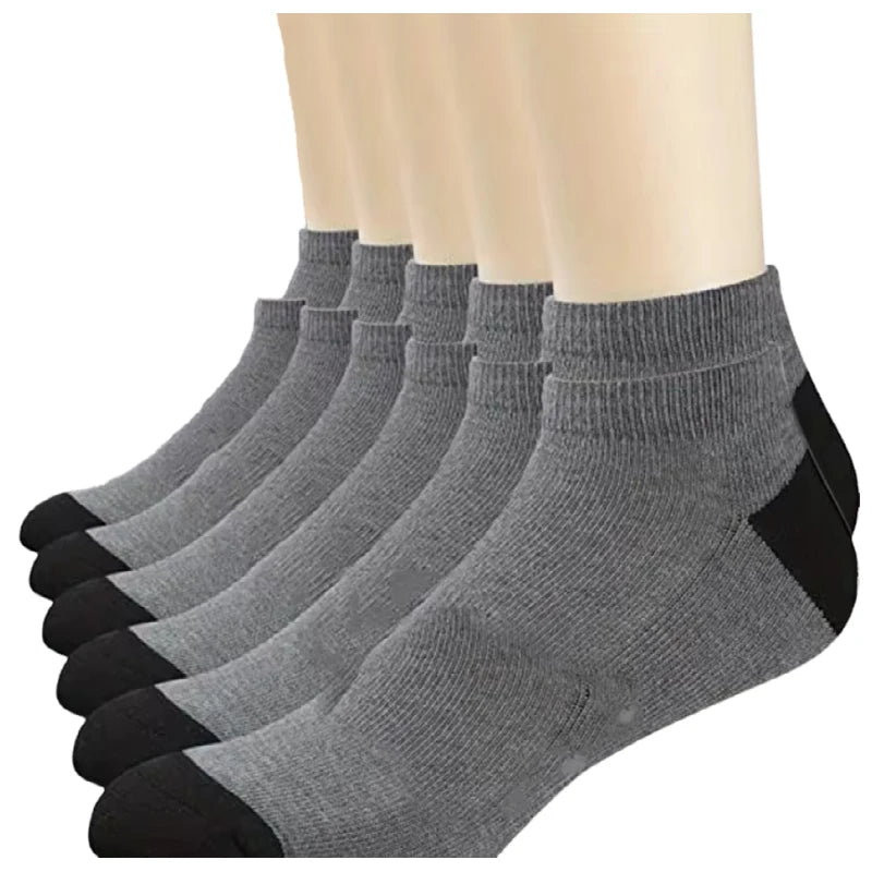 Calcetines deportivos transpirables de fibra de bambú para hombre, de otoño e invierno, con absorción del sudor y desodorantes, para negocios, 10, 5 o 3 pares.