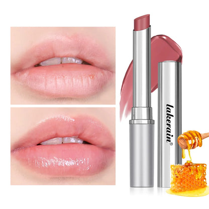 Lápiz labial de miel negra, hidratante de larga duración, voluminizador de labios natural, maquillaje, brillo voluminizador de labios, cosméticos, exfoliante para labios.