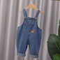 Monos de algodón suave para bebés, pantalones largos de dibujos animados para primavera y otoño, monos casuales para niñas, ropa para niños, pantalones con tirantes