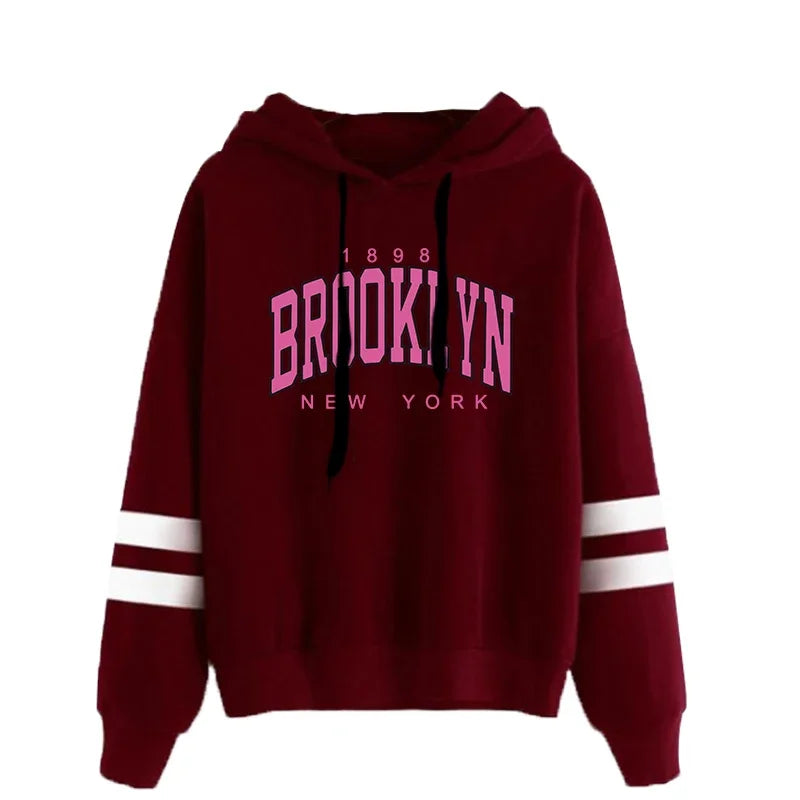 Chándal de calidad para mujer, sudadera con capucha informal de una sola pieza a rayas y pantalones deportivos, cómodo para correr al aire libre, otoño e invierno.