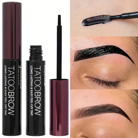 1 gel de tatuaje para cejas, semipermanente, resistente al agua y a las manchas, para unas cejas más pobladas y definidas.