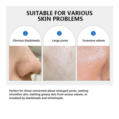 Almohadillas tónicas faciales de doble textura con ácido salicílico y ácido láctico (4,5 % AHA y 0,45 % BHA) para exfoliación y cuidado de los poros.
