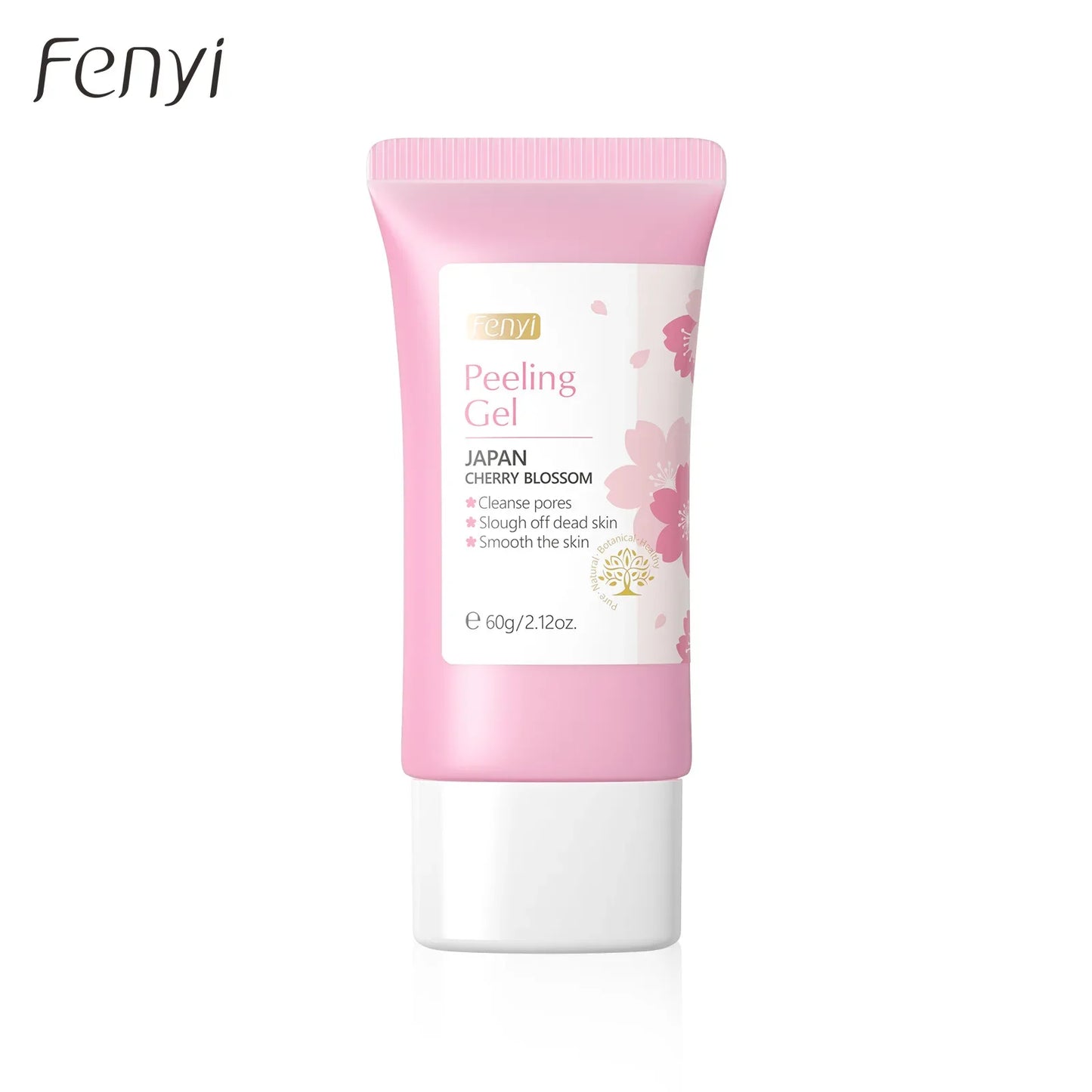 Gel exfoliante de limpieza profunda Sakura Face, cuidado de la piel, blanqueador, hidratante, reparador, exfoliante facial, cuidado de la piel, 60 g
