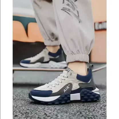 *2025 Zapatillas deportivas casuales y para correr de moda para hombre/Zapatillas deportivas casuales de suela gruesa