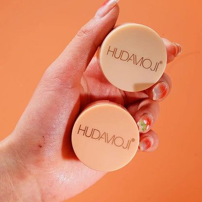 HUDAMOJI Paleta de rubor humectante con color 3 en 1 para mejillas y labios, rubor perlado de larga duración, sombra de ojos, maquillaje de contorno mate natural para rostro
