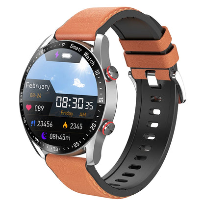 Reloj inteligente GT Series 2025 para hombre, con llamadas de voz, pantalla AMOLED de 1,53 pulgadas, deportivo, ECG + PPG, para Android e iOS.