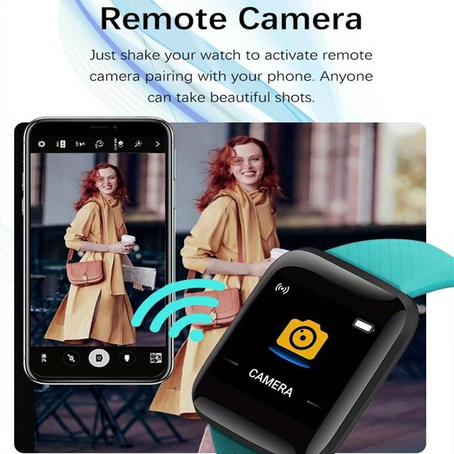 Reloj inteligente para hombre y mujer, pulsera con mensaje, monitor de actividad física, regalo de cumpleaños, reloj electrónico para Xiaomi y Huawei.