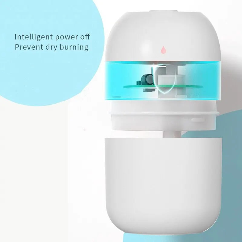 Mini humidificador silencioso de aromaterapia con USB para coche, LED, de escritorio, gran oferta