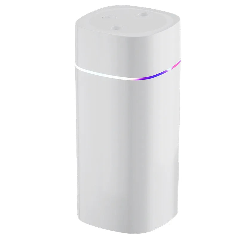 Humidificador USB de doble boquilla | 800 ml/h de alta potencia y ultrasilencioso | Humidificador para coche y hogar