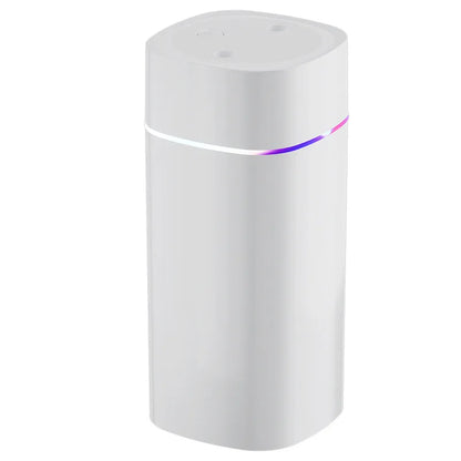 Humidificador USB de doble boquilla | 800 ml/h de alta potencia y ultrasilencioso | Humidificador para coche y hogar
