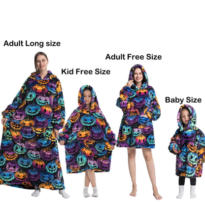 Manta de franela con mangas, sudadera de invierno, jersey de forro polar, manta usable con tiburón gigante, sudadera con capucha para adultos, niños y bebés