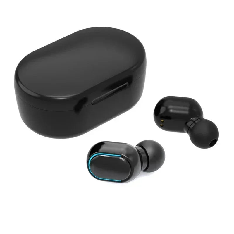 Auriculares inalámbricos TWS E7S con Bluetooth, deportivos, resistentes al agua, con micrófono y función de música, compatibles con todos los teléfonos inteligentes.