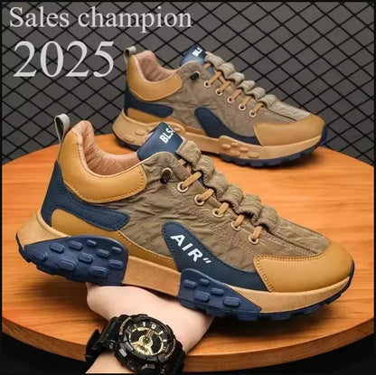 *2025 Zapatillas deportivas casuales y para correr de moda para hombre/Zapatillas deportivas casuales de suela gruesa