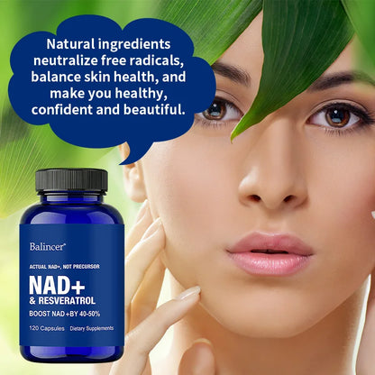 Suplementos de NAD, suplementos con resveratrol y vitamina B3, suplementos Nad Plus Boost: favorecen la salud celular.