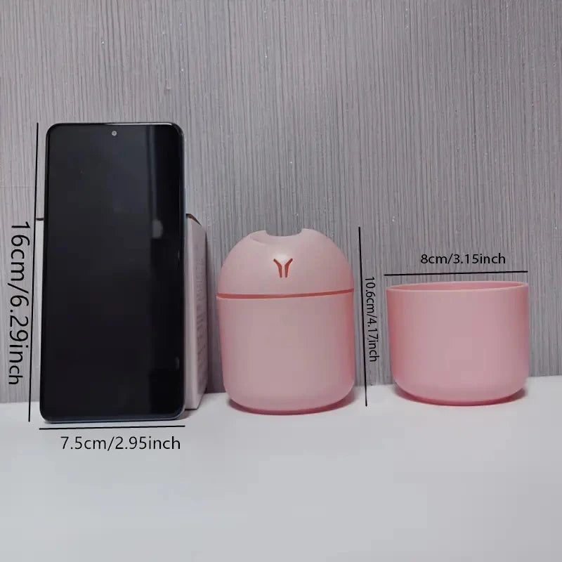 1PC Portable 250Ml Mini Cup Spray Mist Humidifier Double Wet Aroma Essential Oil Diffuser Car Usb Air Humidifier
