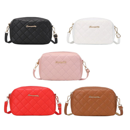 Bolso bandolera pequeño con borlas para mujer, tendencia 2024, con bordado de Lingge, bolso de hombro femenino, bolso cruzado con cadena a la moda para mujer