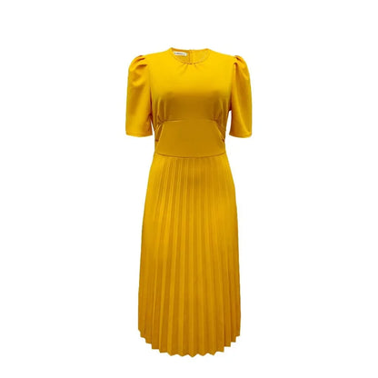 African Dresses for Women Summer 2024 New Arrival African Women Short Sleeve Red Blue Yellow Green Dress African Clothes