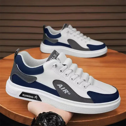 Tendencia 2025 Nuevos zapatos de hombre de cuero de moda de caña baja para hombre Zapatos casuales de moda para correr Deportes