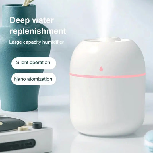 Mini humidificador silencioso de aromaterapia con USB para coche, LED, de escritorio, gran oferta