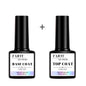 Juego de 1/2/3 piezas de gel funcional para uñas de 8 ml con capa base y capa superior de diamante, acabado mate, remojo para diseño de uñas.