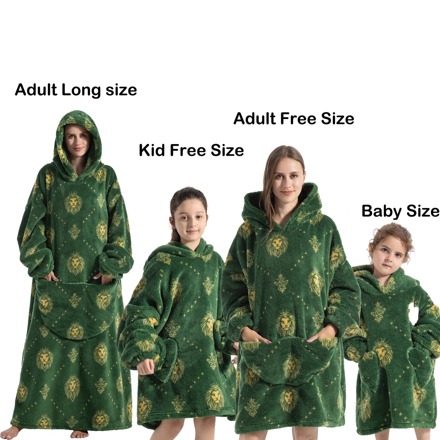 Manta de franela con mangas, sudadera de invierno, jersey de forro polar, manta usable con tiburón gigante, sudadera con capucha para adultos, niños y bebés