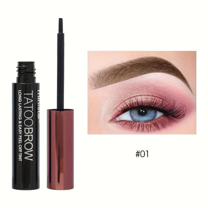 1 gel de tatuaje para cejas, semipermanente, resistente al agua y a las manchas, para unas cejas más pobladas y definidas.
